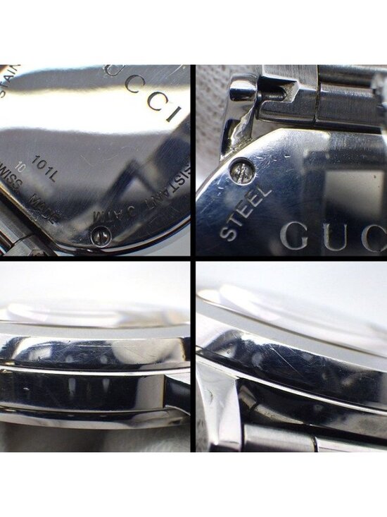 Gucci Watch Round Silver Dial SS Quartz Analog main image 6